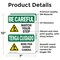 Signmission Safety Culture Sign, 7 in Width, Vinyl Decal, Rectangle, Bilingual OS-2PACK-BC-D-710-L-10067 - alternate 4